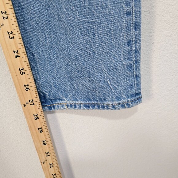 NWT Levi's Premium Wedgie Straight Jeans 90s Y2K Size 26 Blue Light Wash - Picture 7 of 10